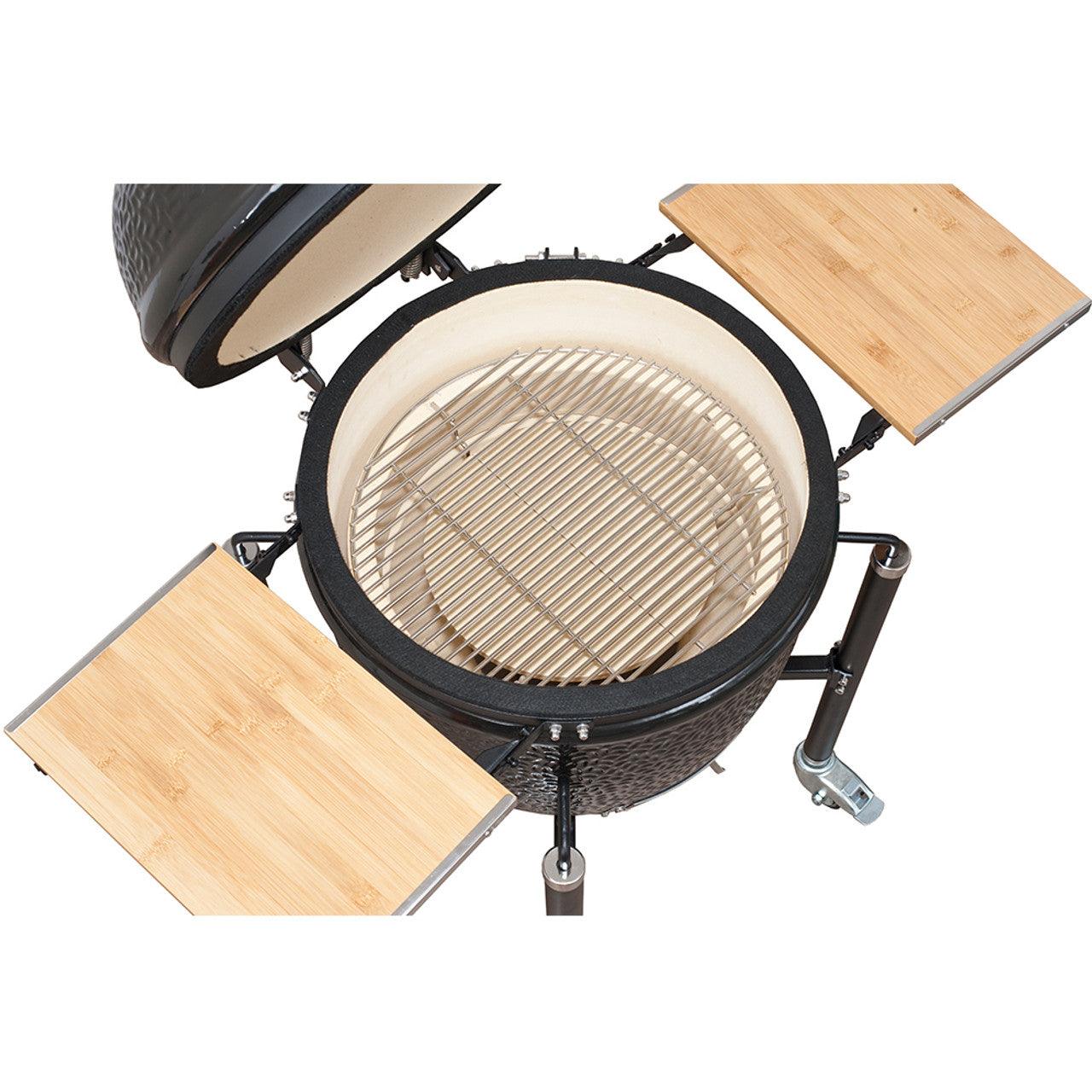 Black Monolith 21" Classic 'Basic' Kamado Ceramic BBQ - BBQ Land