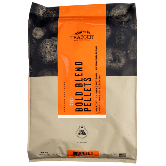 Bold Blend Wood Pellets 18lb 9kg Traeger - BBQ Land