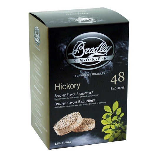 Bradley Smoker Hickory Bisquettes x 48 - BBQ Land