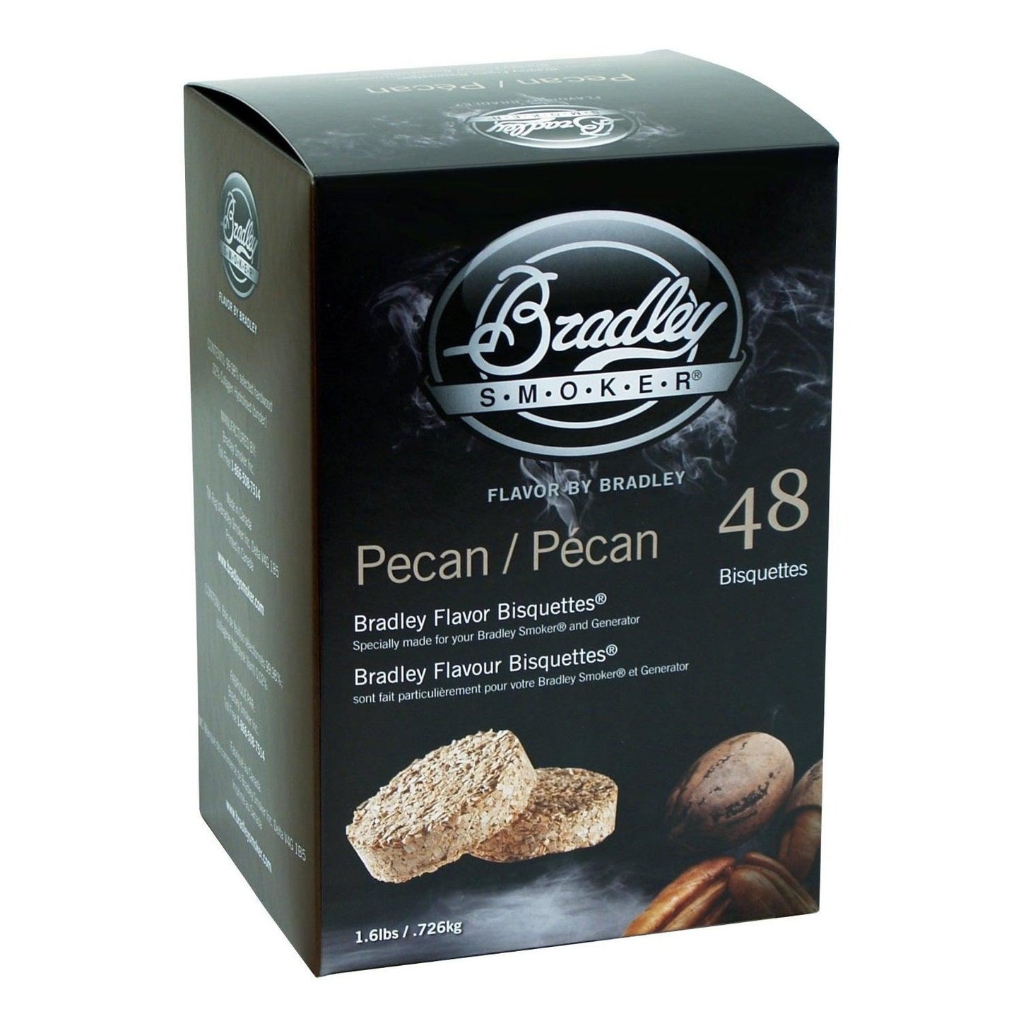 Bradley Smoker Pecan Bisquettes x 48 - BBQ Land