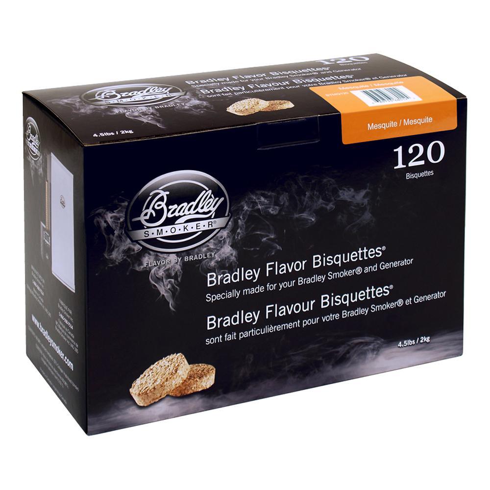 Bradley Smoker Mesquite Bisquettes x 120 - BBQ Land