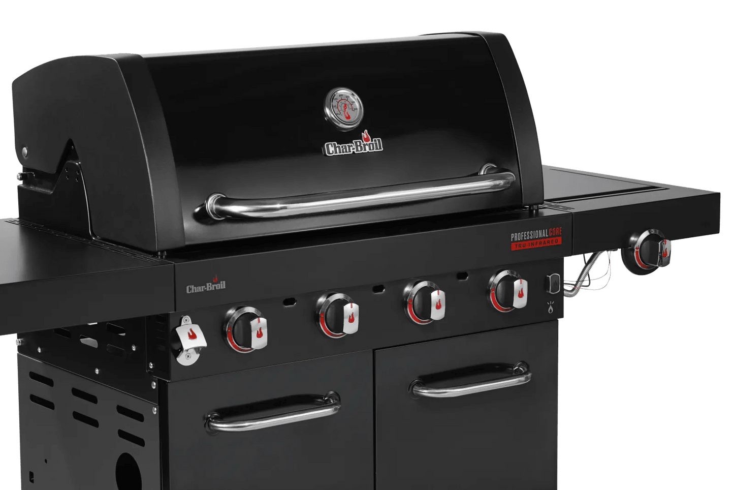 Char-Broil Professional CORE TRU-Infrared 4 Burner Gas BBQ, Black - BBQ Land