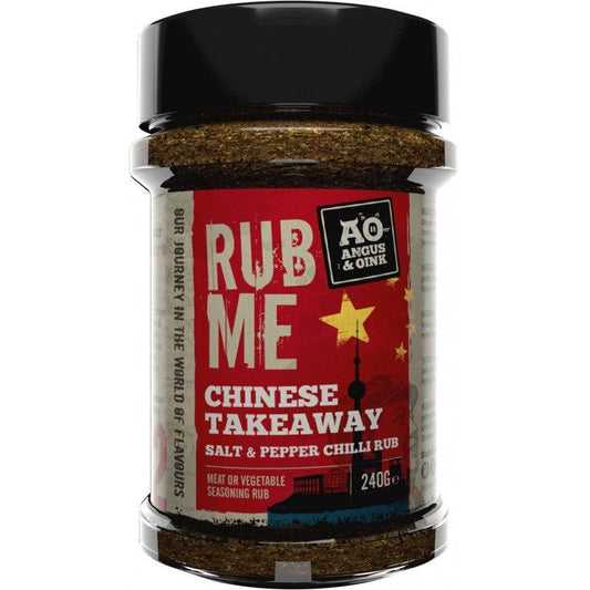 Chinese Takeaway Salt and Pepper Chilli Rub 200g Angus & Oink - BBQ Land