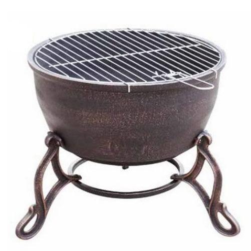 Gardeco Elidir Cast Iron BBQ Firepit Bowl - BBQ Land