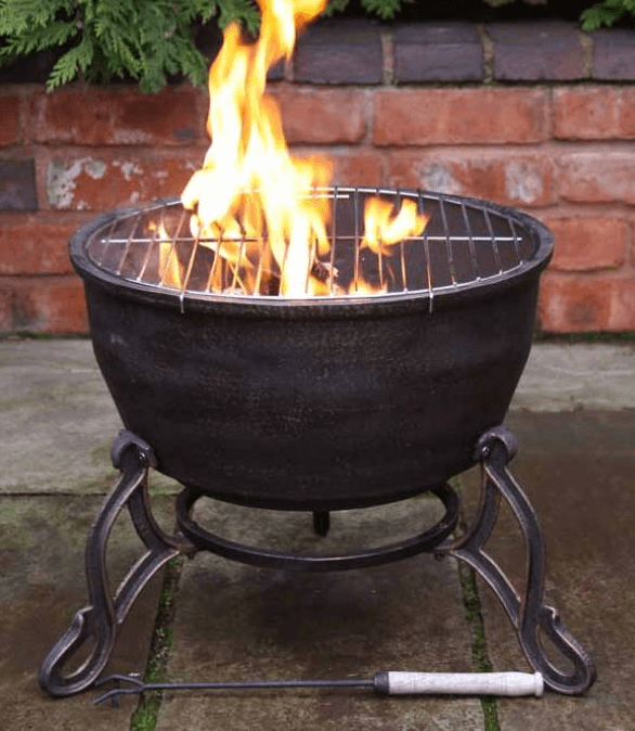 Gardeco Elidir Cast Iron BBQ Firepit Bowl - BBQ Land