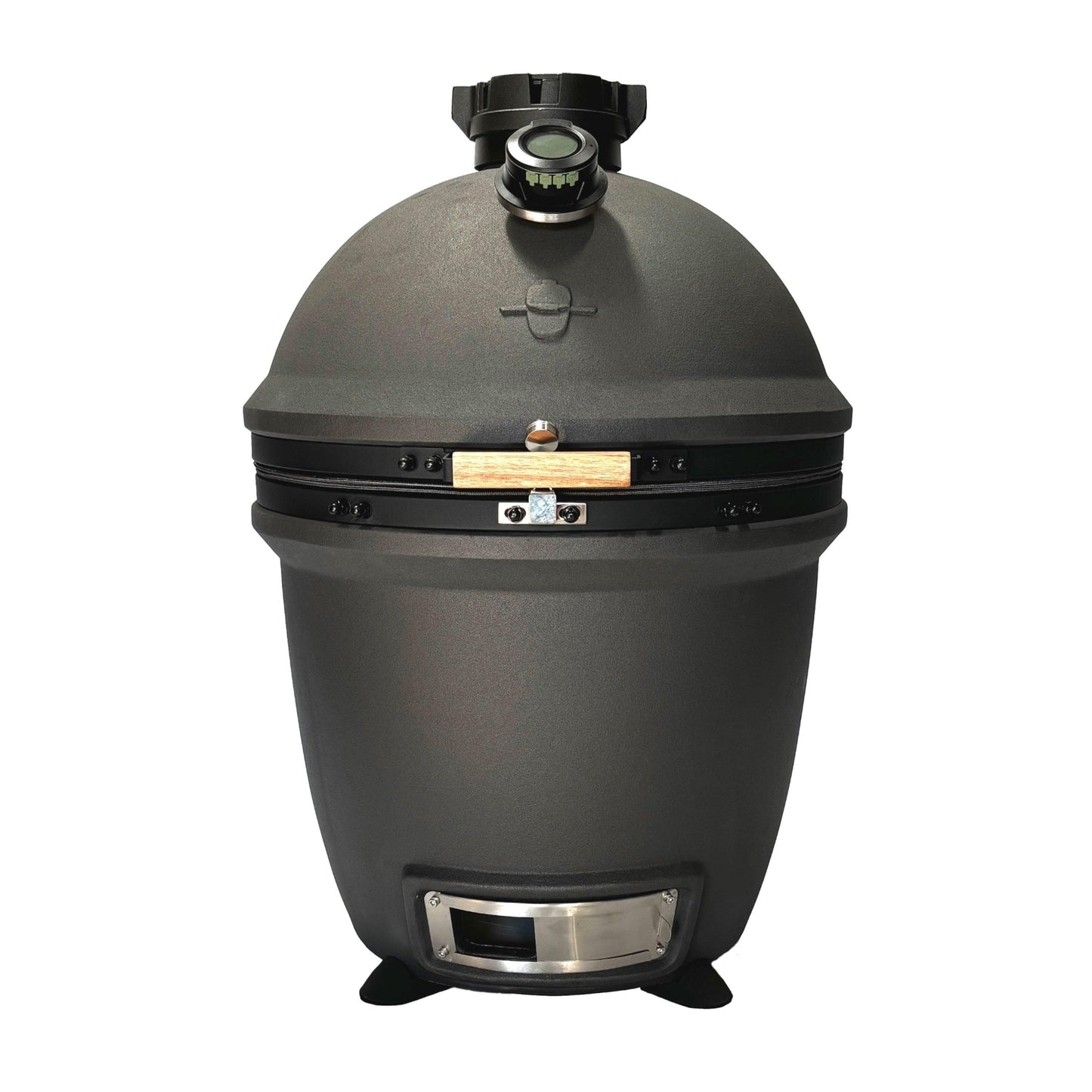 Grden V2 Carbon Black Standalone Kamado with Ceramic Feet - BBQ Land