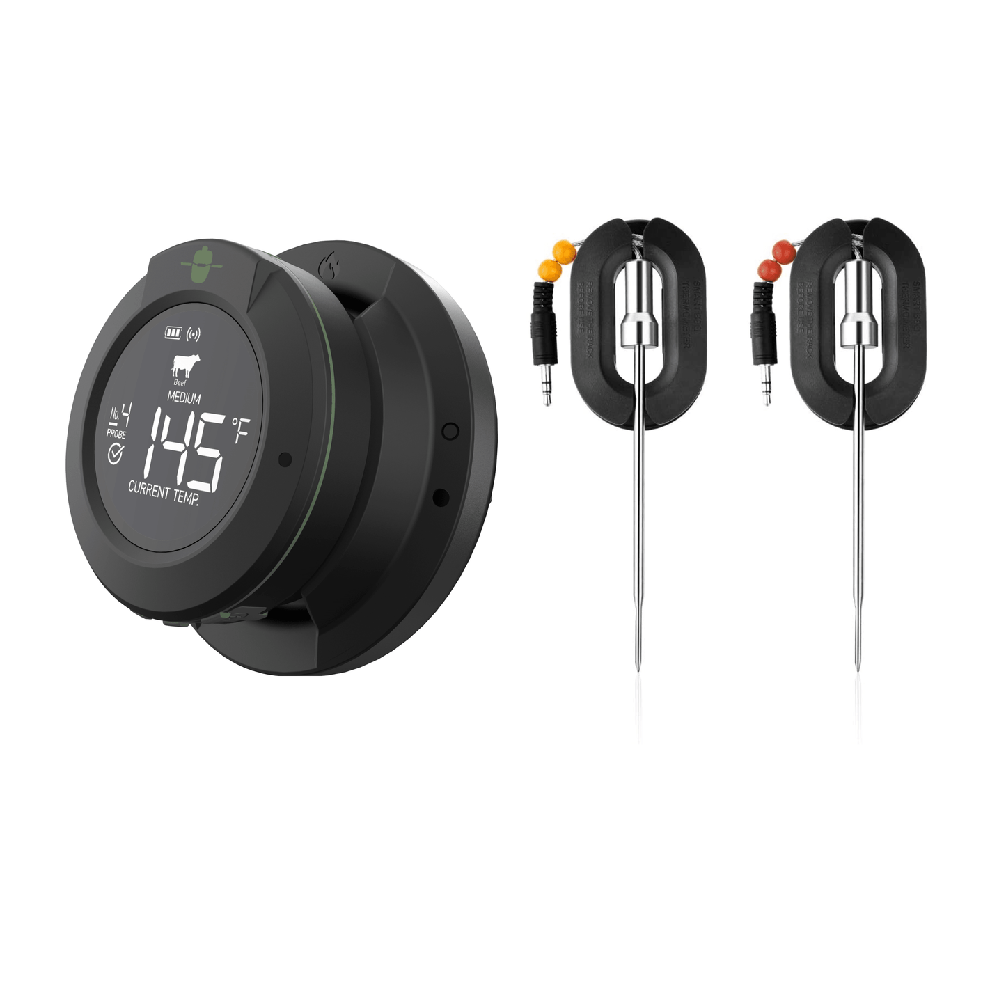 Grden V2 Carbon Black Standalone Kamado with Ceramic Feet - BBQ Land