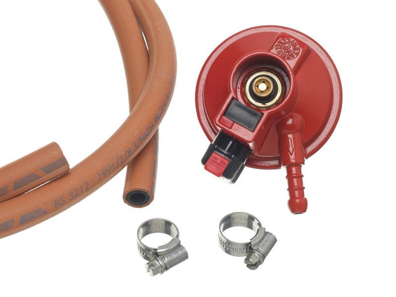 Clip On Patio Gas Regulator Hose and Clips - BBQ Land