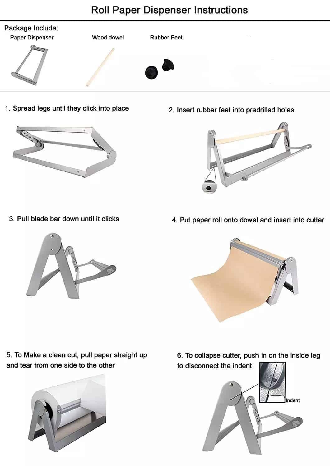 Heavy-Duty Dispenser for 30" Butchers Paper - BBQ Land