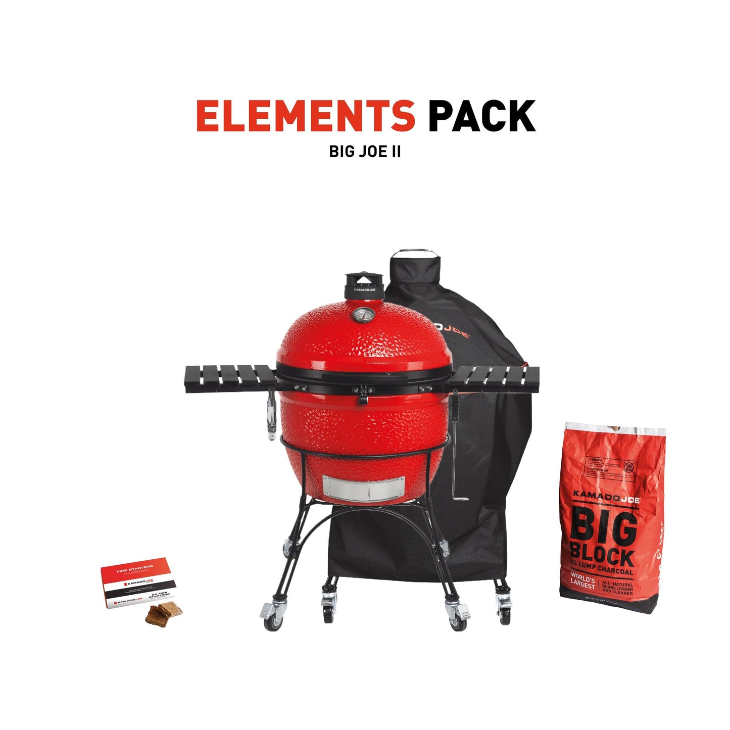 Kamado Joe Big Joe II with Elements Pack - BBQ Land