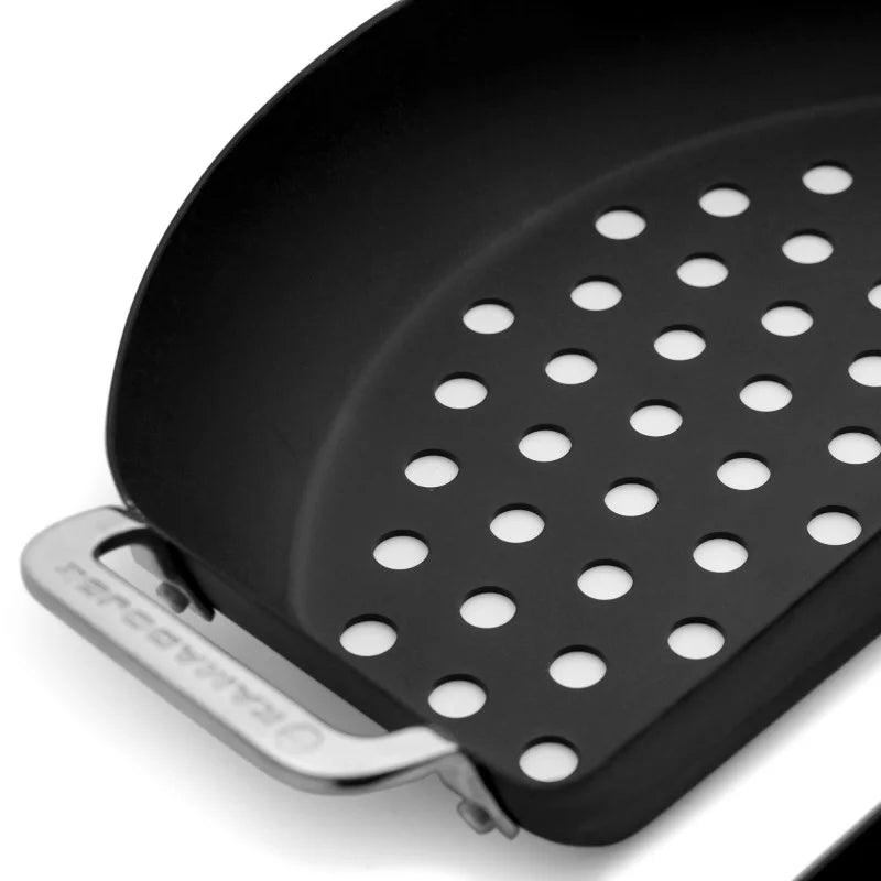 Kamado Joe Karbon Steel Half-Moon Pan Set - BBQ Land