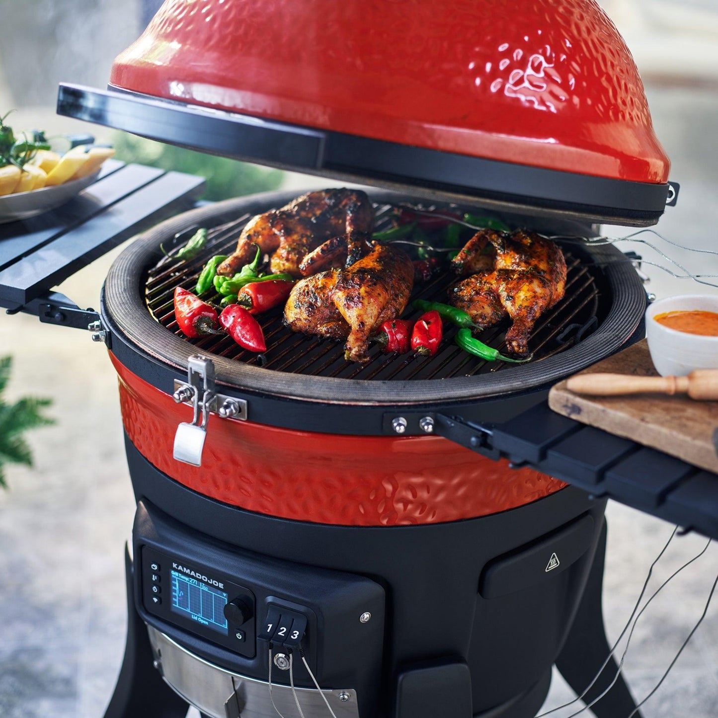 Kamado Joe® Konnected Joe™ Digital Charcoal Grill and Smoker - BBQ Land