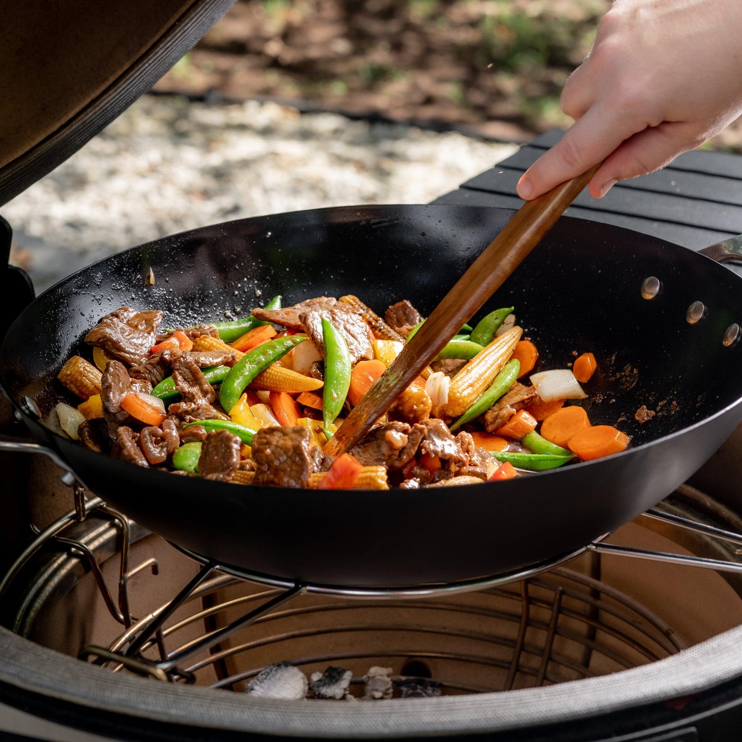 Karbon Steel Wok by Kamado Joe - BBQ Land