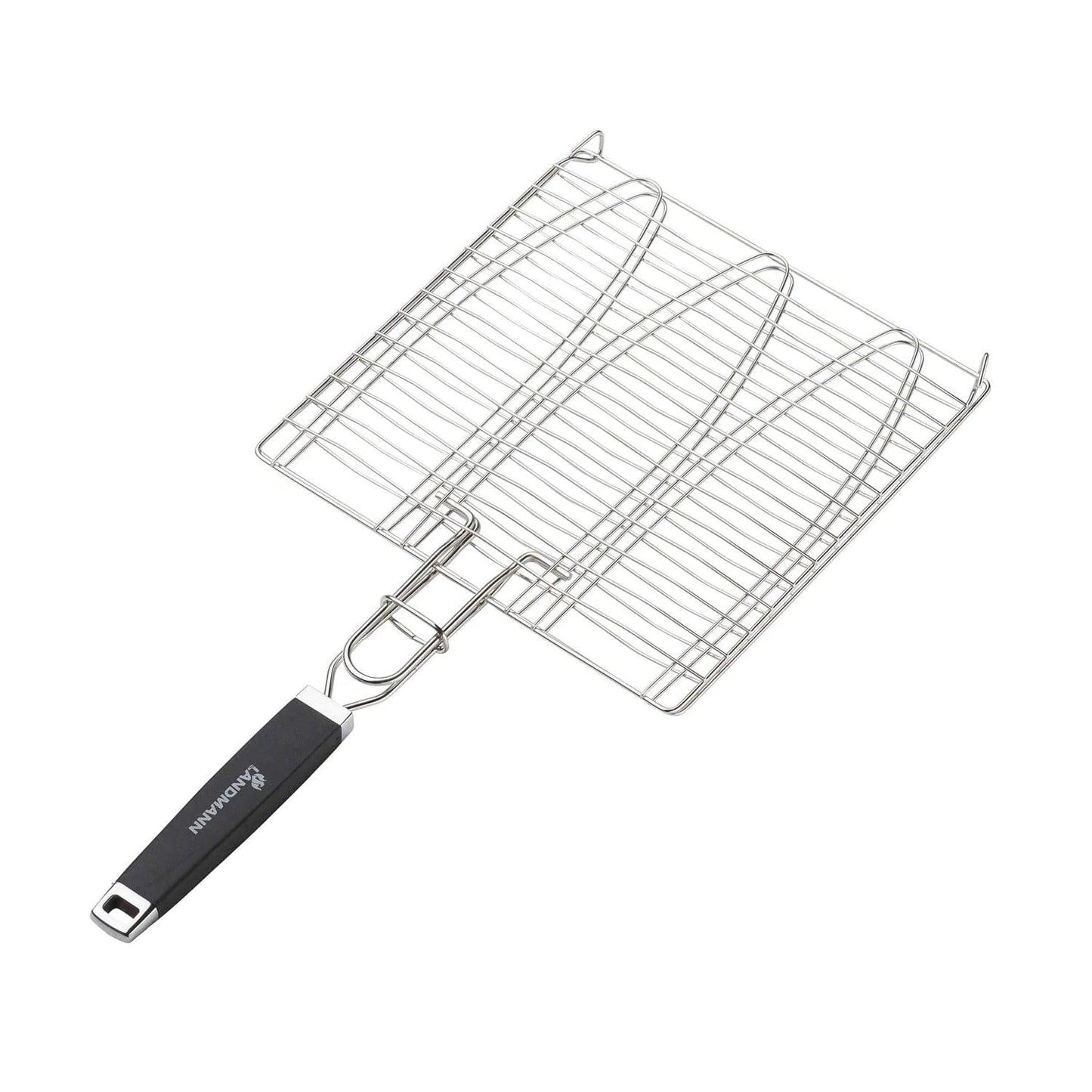 Landmann Stainless Steel BBQ Triple Fish Holder - BBQ Land