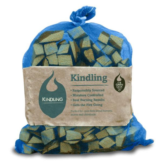 Large Net of Kiln-Dried Kindling Wood - BBQ Land