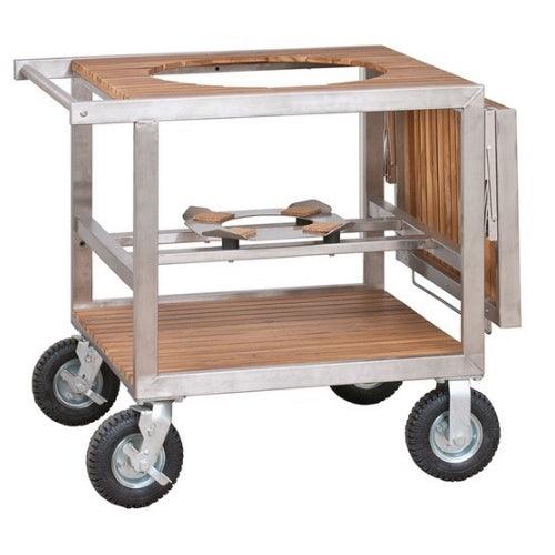 Monolith Classic Kamado BBQ Buggy with Side Shelf - BBQ Land