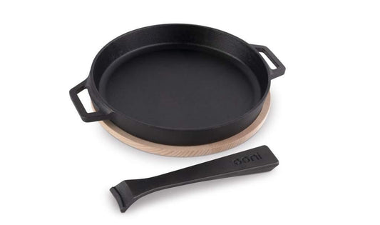 Ooni Cast Iron 9" Skillet with removable handle