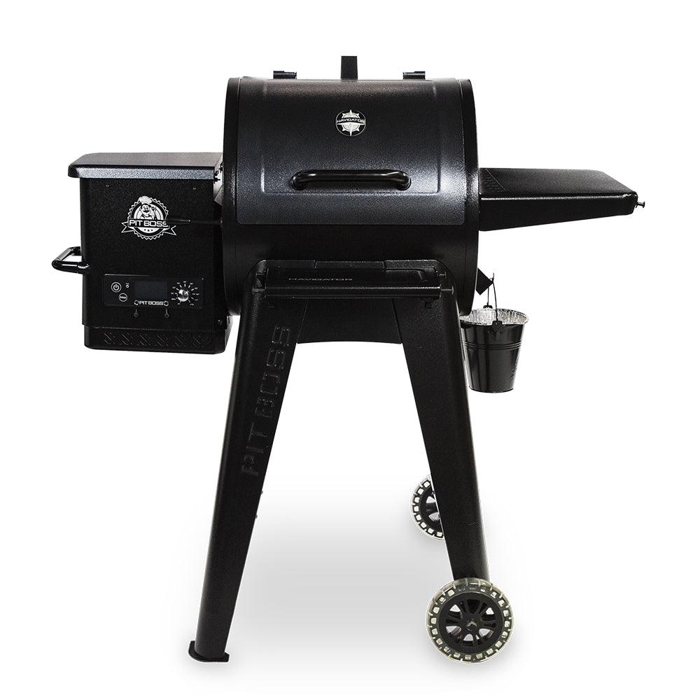 Pit Boss Navigator 550 Pellet BBQ Smoker with Side Smoker BBQ Land