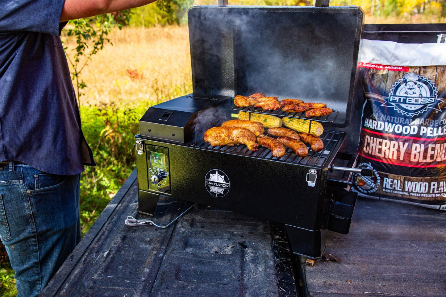 Pit Boss Table Top Navigator 150 Pellet Grill - BBQ Land