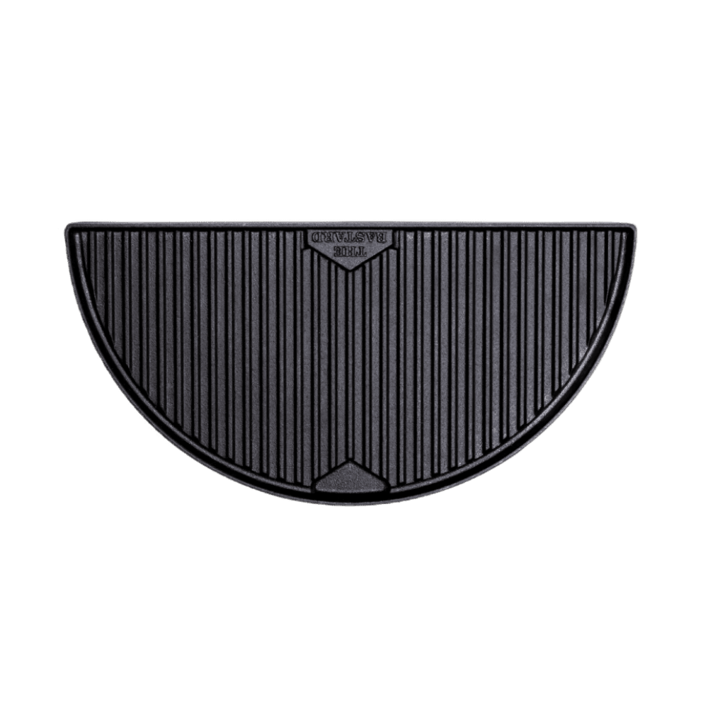 Reversible Half Moon Cast Iron Griddle for The Bastard Large - BBQ Land