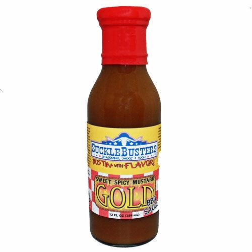 Sweet Spicy Mustard Gold BBQ Sauce 340g Sucklebusters - BBQ Land