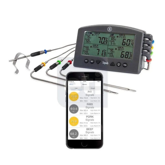 Thermoworks Signals 4 Channel WiFi & Bluetooth Thermometer - BBQ Land
