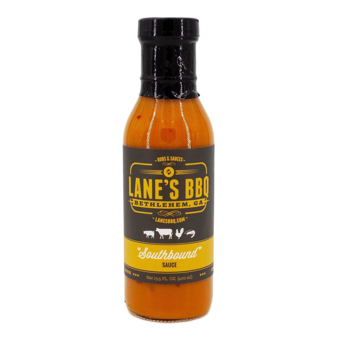 Lane's BBQ Southbound Carolina Mustard Sauce 382g - BBQ Land