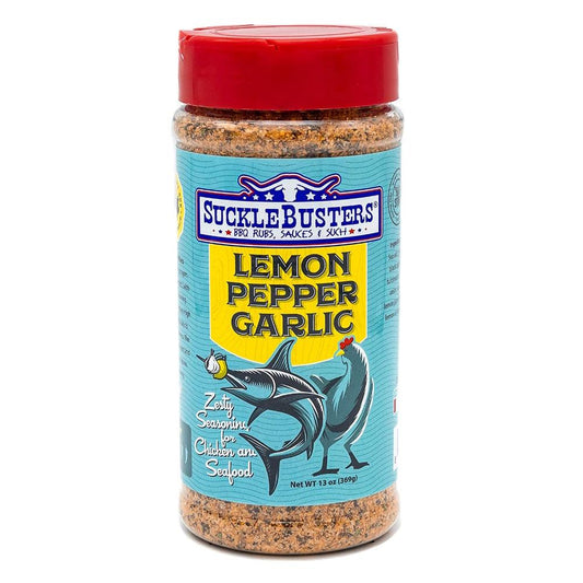 Suckle Busters Lemon Pepper Garlic Seasoning 369g - BBQ Land