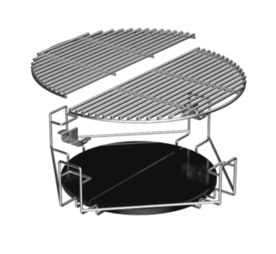 Grill Guru Large Multilevel Systeem | Black and Blue BBQ Grill Guru Large Multilevel Systeem | Black and Blue BBQ