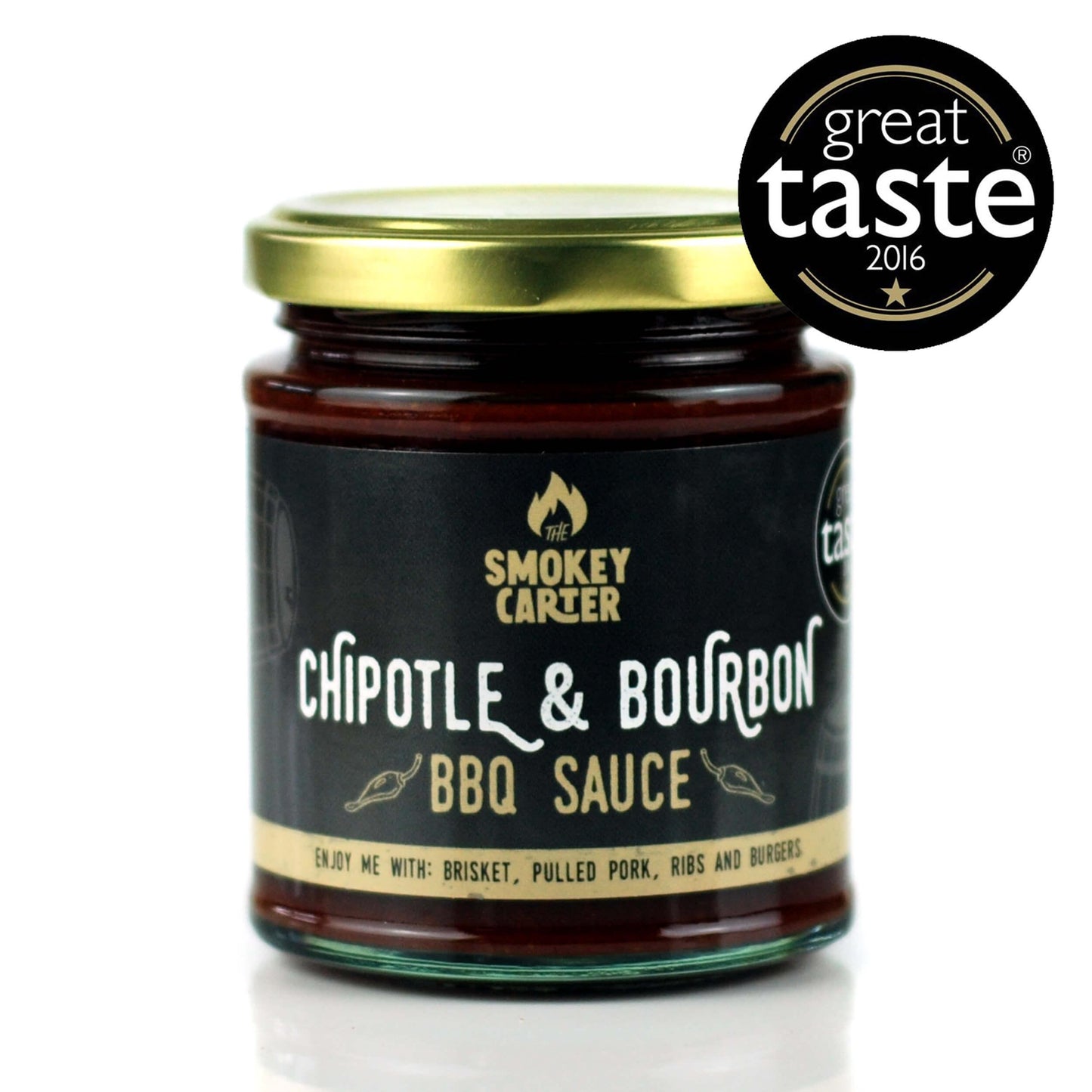 The Smokey Carter Chipotle & Bourbon BBQ Sauce 200g - BBQ Land