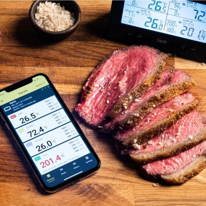 Thermoworks Signals 4 Channel WiFi & Bluetooth Thermometer - BBQ Land