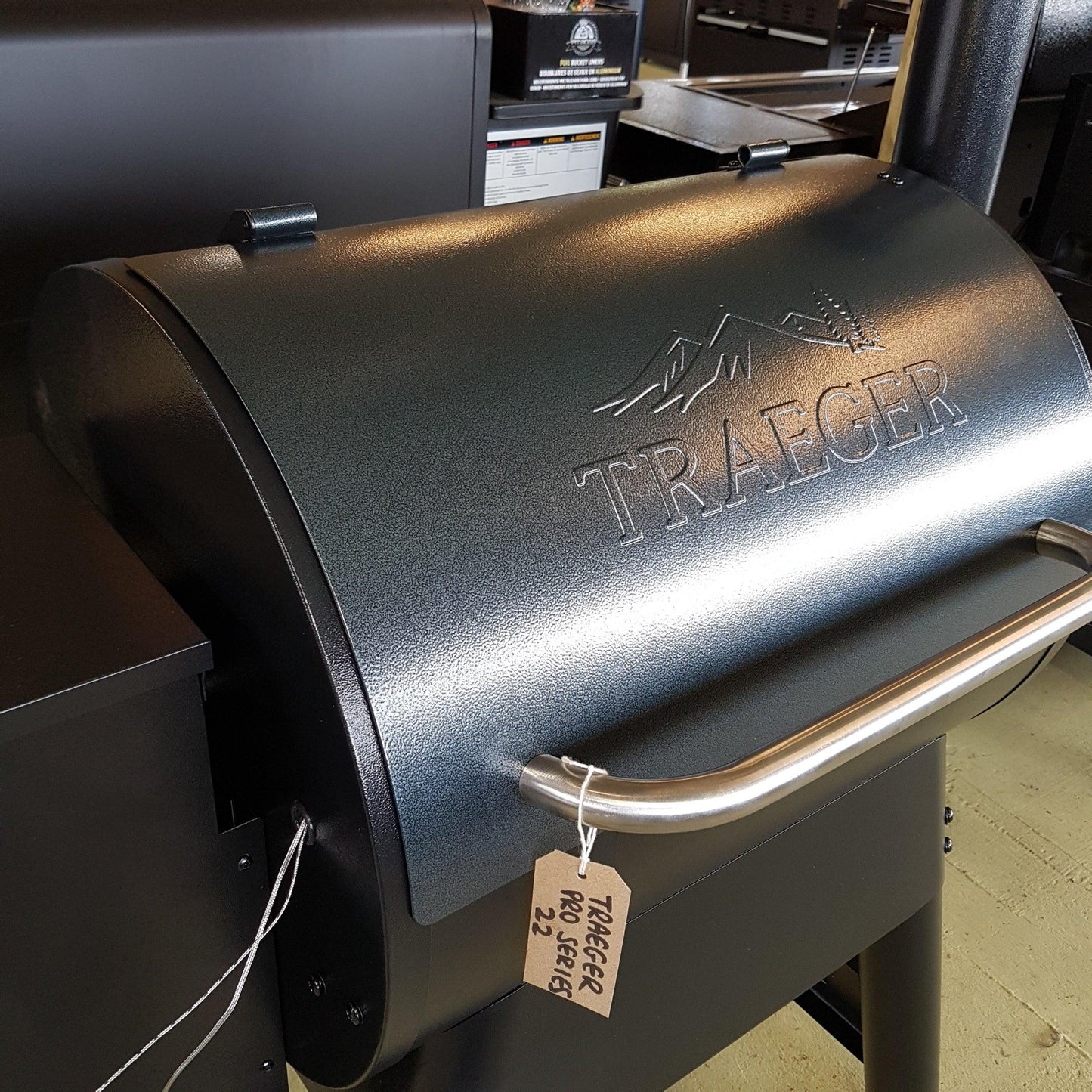 Traeger Pro Series 22 Blue Pellet Grill BBQ Land