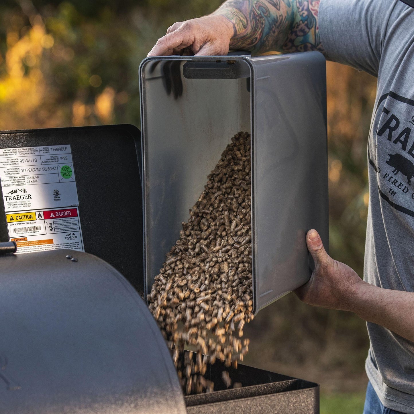 Traeger StayDry Pellet Bin with Lid - BBQ Land